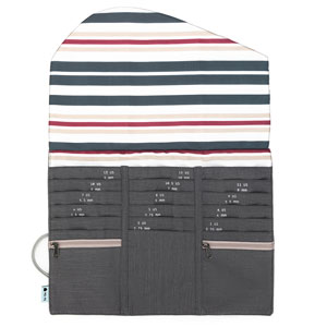 della Q Tri-Fold Circular Needle Case - 1145 - *Linen - Slate