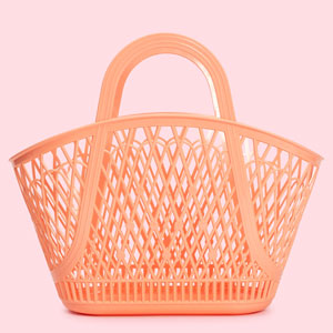 Sun Jellies Betty Basket - Peach