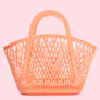 Sun Jellies Betty Basket  - Peach