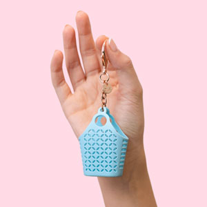 Sun Jellies Itty Bitty Bag Charm - Atomic Blue