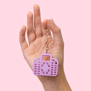 Sun Jellies Itty Bitty Bag Charm - Retro Lilac