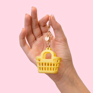 Sun Jellies Itty Bitty Bag Charm - Rosie Yellow