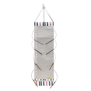 della Q Hanging Circular Needle Organizer - 142-1 - *Linen - Pebble