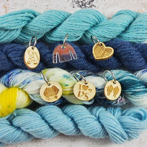 Katrinkles Stitch Markers - I (Heart) My LYS