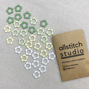 Allstitch Studio Seamless Stitch Markers - Large - Wildflowers