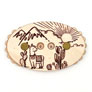 Sunrise Grove Row Counter  - Alpaca Mountains - Cherry Wood