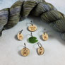 Katrinkles Stitch Markers  - Frog Stitch Marker Set