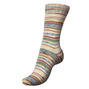 Regia 4-Ply Color - 3791 - Green and Brown (Funky Stripes)