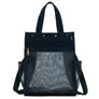 della Q Maker's Tall Mesh Tote  - Blue