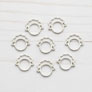 Fox & Pine Stitches Sheep Stitch Markers  - Silver Sheep - Closed Ring