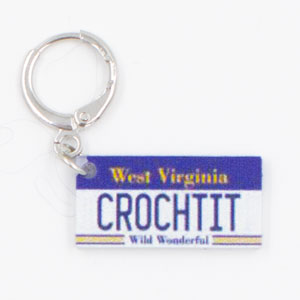 Jimmy Beans Wool State Stitch Markers - West Virginia
