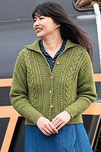  Berroco Millstone Tweed Patterns - Graves Cardigan - PDF DOWNLOAD