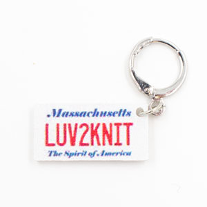 Jimmy Beans Wool State Stitch Markers - Massachusetts