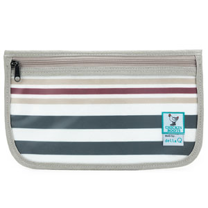 della Q Chicken Boots Notions Case - *Linen - Pebble