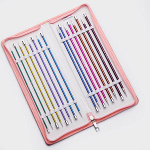 KnitPro Zing Single Pointed Needle Sets - Single Point Needle Set - 14"