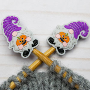 Fox & Pine Stitches Stitch Stoppers/  Point Protector - Halloween Gnome