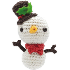 Hardicraft Plush Toys - Mini Snowman (Crochet)