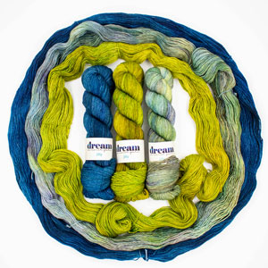Dream In Color Jilly Shawl Kits - Lagoon Luster