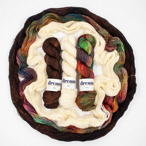 Dream In Color Jilly Shawl Kits - Autumn Ember
