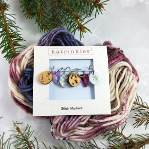 Katrinkles Stitch Markers - Holiday 2024 Collection - Guiding Stars