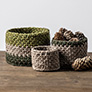 Blue Sky Fibers Portage Crochet Baskets Kit