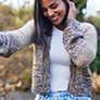 Hedgehog Fibres Fluffy Pouf Cardigan Kit