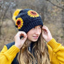 Cascade Winter Flower Beanie Kit