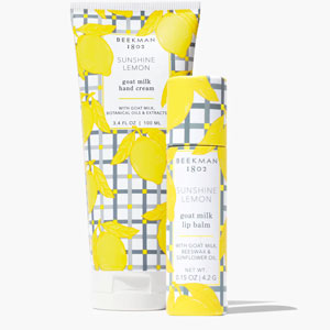 Beekman 1802 - Goat Milk Hand Cream and Lip Balm Set