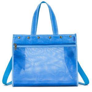 della Q Maker's Mesh Tote - Azure