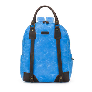 della Q Maker's Canvas Backpack - Azure