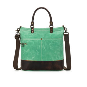 della Q Maker's Canvas Tote - Jade
