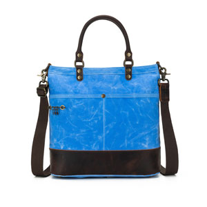 della Q Maker's Canvas Tote - Azure