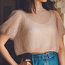 Knitting For Olive Lily Sheer Top Kit