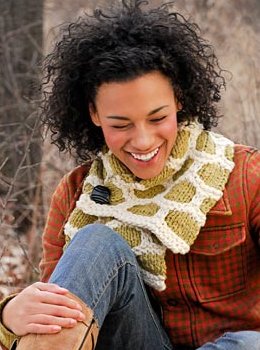 Spud & Chloe Patterns - Bumble Up Scarf Pattern