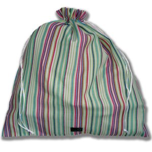 della Q Large Eden Project Bag - 119-2 - z079 Green/Blue Stripe (Discontinued)
