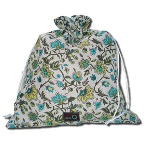 della Q Small Eden Project Bag - 115-1 - z075 Cream/Green