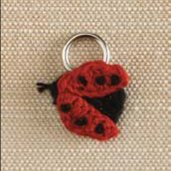 Lantern Moon Stitch Markers - Lady Bug (Discontinued)