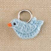 Lantern Moon Stitch Markers - Bluebird (Discontinued)