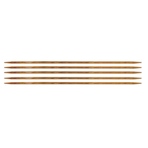 KnitPro Dreamz Double Point Needles - US 2.5 - 5" (3.0mm) Yellow Topaz