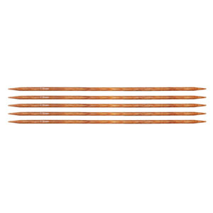 KnitPro Dreamz Double Point Needles - US 5 - 5" (3.75mm) Orange Lily