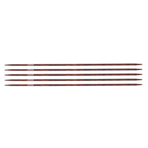 KnitPro Dreamz Double Point Needles - US 1.5 - 6" (2.5mm) Burgundy Rose