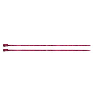 KnitPro Dreamz Single Pointed Needles - US 6 - 14" Fuchsia Fan