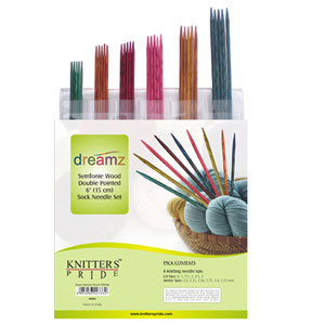 KnitPro Dreamz Double Point Needle Sock Set - 6 Double Point Sock Needle Set