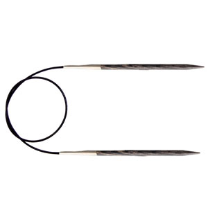 KnitPro Dreamz Fixed Circular Needles - US 7 - 47" Grey Onyx