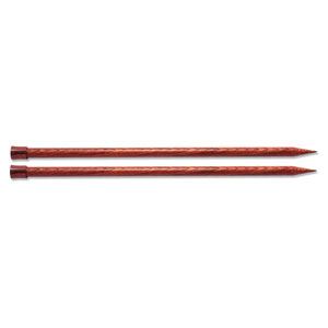 KnitPro Dreamz Single Pointed Needles - US 17 - 14" Burgundy Rose