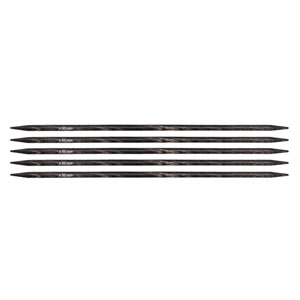 KnitPro Dreamz Double Point Needles - US 7 - 5" (4.5mm) Grey Onyx