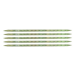 KnitPro Dreamz Double Point Needles - US 9 - 5" (5.5mm) Misty Green