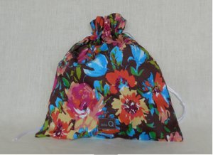 della Q Small Eden Project Bag - 115-1 - 153 Cocoa Watercolor