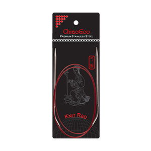 ChiaoGoo Knit RED Circular Needles - US 4 (3.50mm) - 40