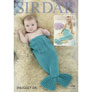 Sirdar Snuggly Baby and Children Patterns - 4708 Mermaid Tail - PDF DOWNLOAD